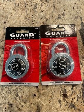 Blue Combination Padlock - Pack of 2